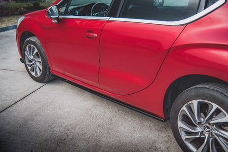 Maxton Side Skirts Diffusers Citroen DS4 - Gloss Black