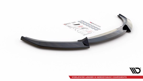 Maxton Front Splitter V.2 BMW 1 F20 - Gloss Black