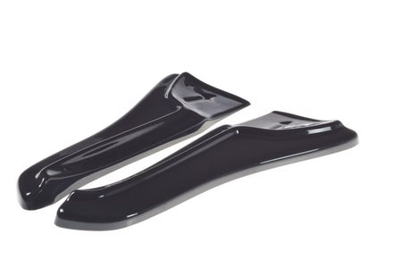 Maxton Rear Side Splitters V.1 Tesla Model X  - Gloss Black