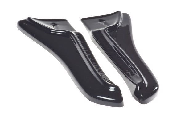 Maxton Rear Side Splitters V.1 Tesla Model X  - Gloss Black
