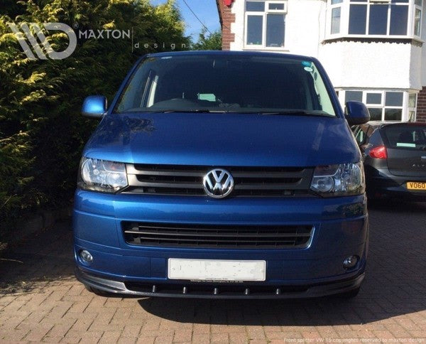 Maxton Front Splitter VW T5 (Facelift) - Gloss Black