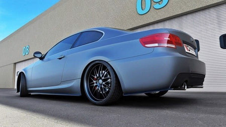 Maxton Rear Side Splitters For BMW 3 E92 Mpack - Gloss Black