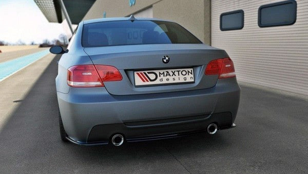 Maxton Rear Side Splitters For BMW 3 E92 Mpack - Gloss Black