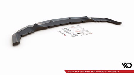 Maxton Front Splitter V.3 BMW M2 F87 - Gloss Black