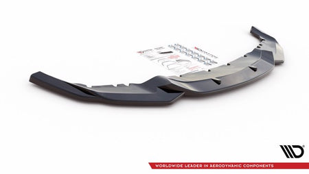 Maxton Front Splitter V.3 BMW M2 F87 - Gloss Black