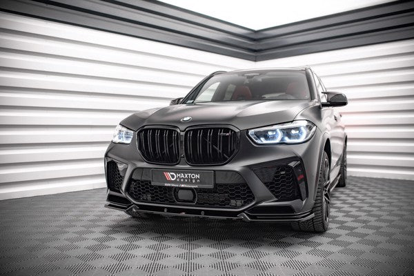 Maxton Front Splitter V.1 BMW  X5M F95 - Gloss Black