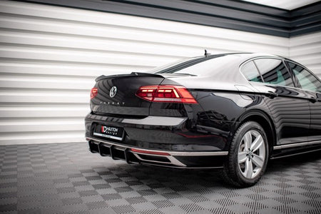 Maxton Street Pro Rear Diffuser Volkwagen Passat B8 Facelift - Black