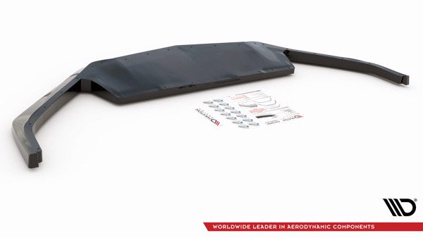 Maxton Front Splitter Chevrolet Corvette C8 - Gloss Black