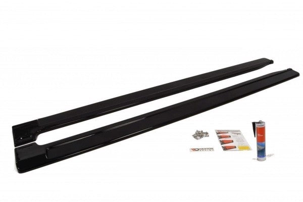 Maxton Side Skirts Diffusers Mazda Cx-7 - Gloss Black
