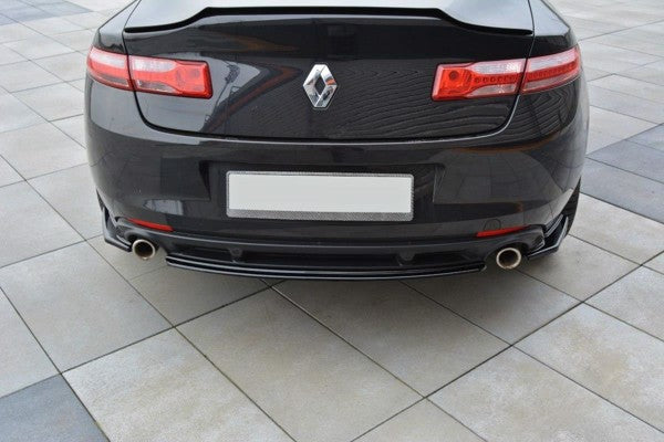 Maxton Central Rear Splitter Renault Laguna Mk 3 Coupe - Gloss Black