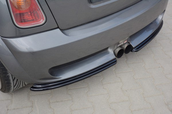 Maxton Rear Side Splitters Mini R53 Cooper S Jcw  - Gloss Black