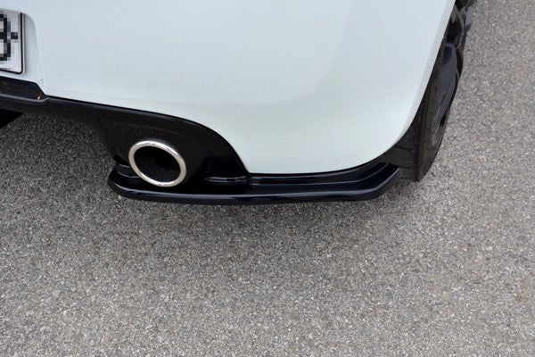 Maxton Rear Side Splitters Renault Clio Mk3 RS Facelift - Gloss Black