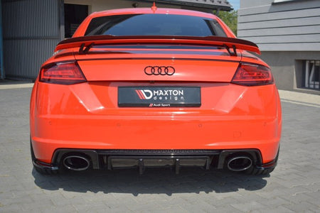 Maxton Rear Valance Audi TT RS 8S - Gloss Black