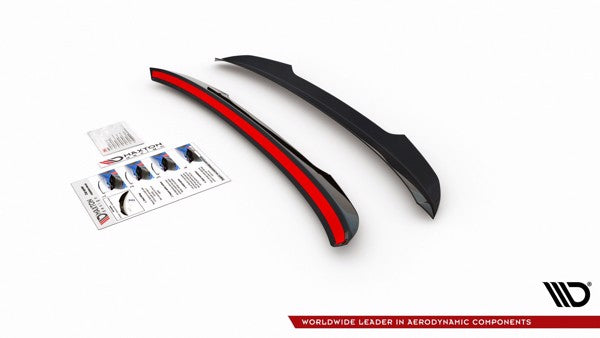 Maxton Spoiler Cap V.1 VW Golf 8 - Gloss Black