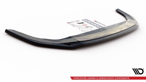 Maxton Front Splitter V.4 Volkswagen Golf 8 Gti - Gloss Black
