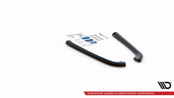 Maxton Rear Side Splitters Volvo V70 Mk3 - Gloss Black