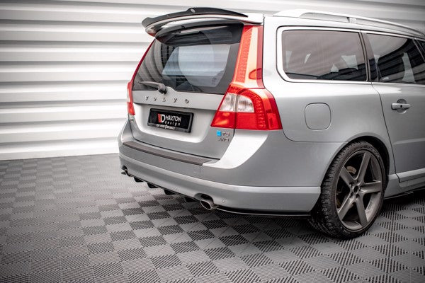 Maxton Rear Side Splitters Volvo V70 Mk3 - Gloss Black