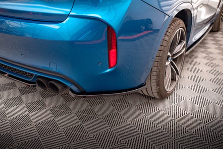 Maxton Rear Side Splitters BMW X6 M F86 - Gloss Black