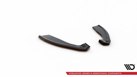 Maxton Rear Side Splitters BMW X6 M F86 - Gloss Black