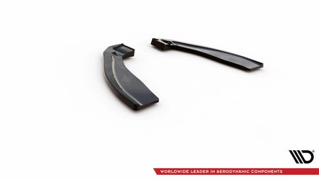Maxton Rear Side Splitters BMW X6 M F86 - Gloss Black