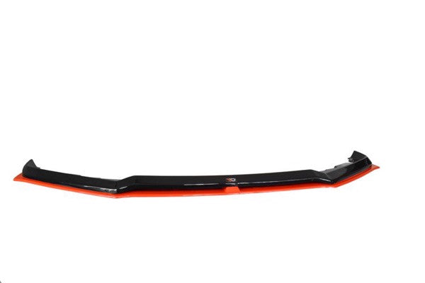 Maxton Front Splitter V.5 Subaru Brz Facelift - Gloss Black + Red