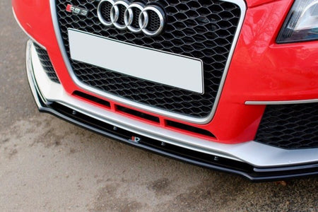 Maxton Front Splitter V.1 Audi RS3 8P - Gloss Black