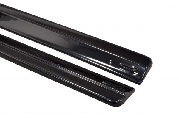 Maxton Side Skirts Diffusers Audi S8 D4 Fl - Gloss Black