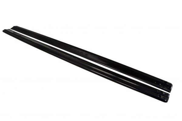 Maxton Side Skirts Diffusers Audi S8 D4 Fl - Gloss Black