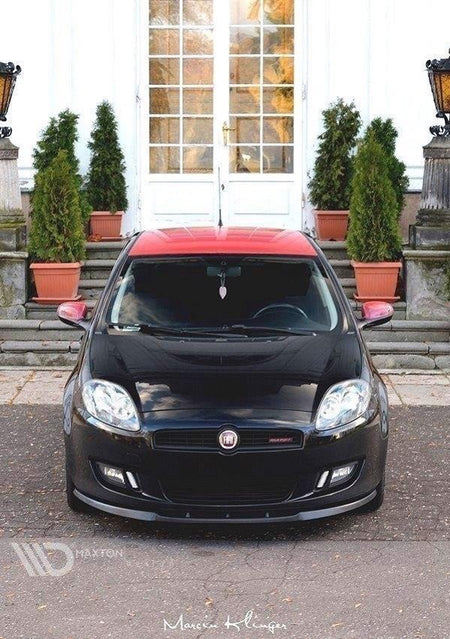 Maxton Front Splitter Fiat Bravo Ii - Gloss Black