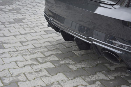 Maxton Rear Valance Audi RS3 8V Fl Sportback - Gloss Black