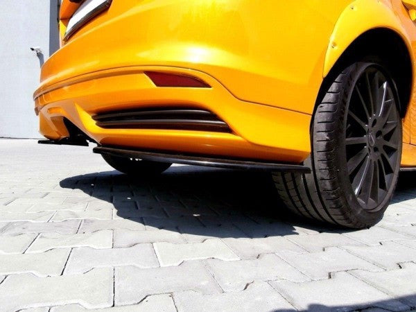 Maxton Rear Side Splitters Ford Focus St Mk3 Hatchback - Gloss Black
