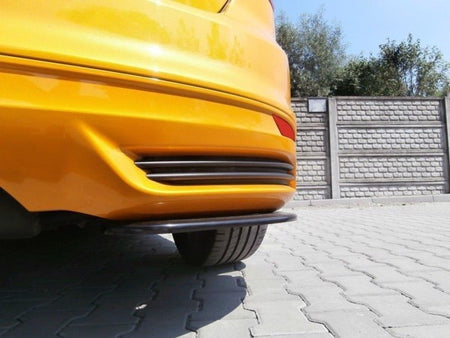 Maxton Rear Side Splitters Ford Focus St Mk3 Hatchback - Gloss Black