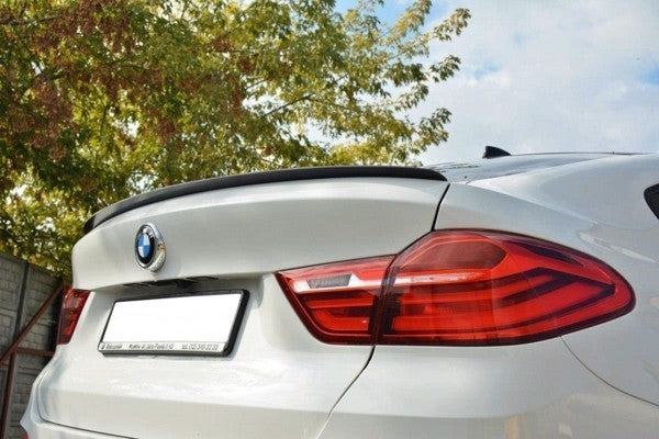 Maxton Spoiler Cap For BMW X4 M-Pack - Gloss Black