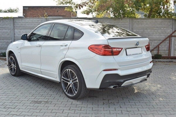 Maxton Spoiler Cap For BMW X4 M-Pack - Gloss Black