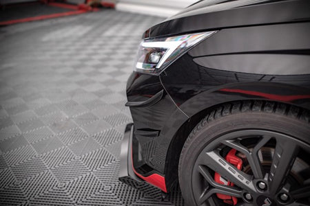 Maxton Front Bumper Wings (Canards) Hyundai I20 N Mk3