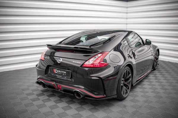 Maxton Rear Side Splitters Nissan 370Z Nismo Facelift - Gloss Black