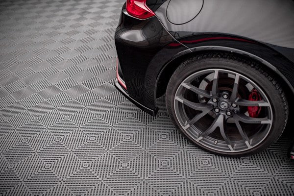 Maxton Rear Side Splitters Nissan 370Z Nismo Facelift - Gloss Black