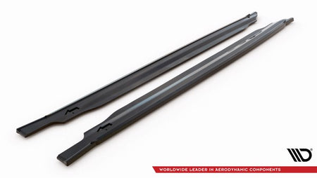 Maxton Side Skirts Diffusers Kia Optima Mk4 Facelift - Gloss Black
