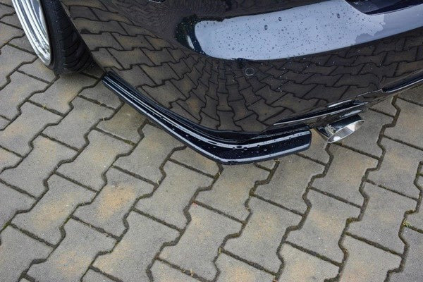 Maxton Rear Side Splitters For BMW 3 E92 M-Pack Facelift - Gloss Black