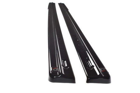 Maxton Side Skirts Diffusers Ford Fiesta St Mk6 - Gloss Black
