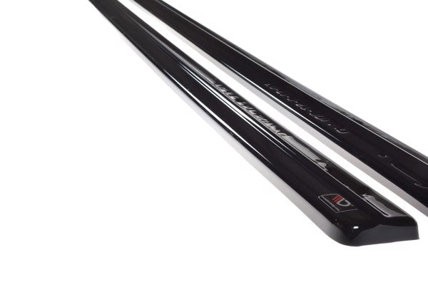 Maxton Side Skirts Diffusers Ford Fiesta St Mk6 - Gloss Black