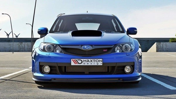 Maxton Front Splitter V.1 Subaru Impreza Wrx Sti 2009-2011 - Gloss Black