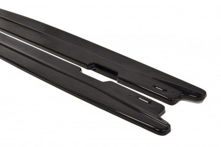 Maxton Side Skirts Diffusers For BMW 5 E60/61 M-Pack - Gloss Black