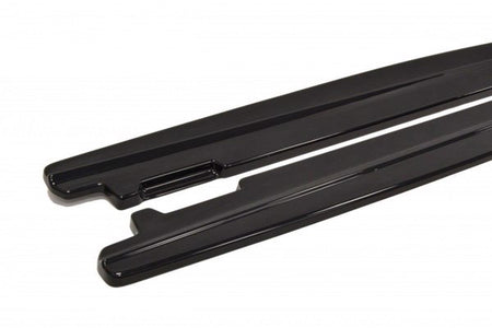 Maxton Side Skirts Diffusers For BMW 5 E60/61 M-Pack - Gloss Black