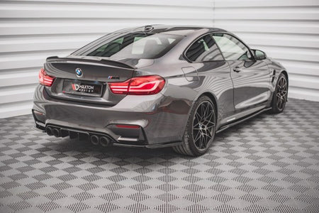 Maxton Rear Side Splitters V.3 BMW M4 F82 - Gloss Black