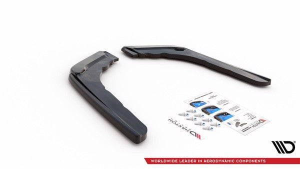 Maxton Rear Side Splitters V.3 BMW M4 F82 - Gloss Black