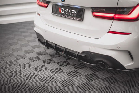 Maxton Street Pro Rear Diffuser BMW 3 G20 / G21 M-Pack - Black