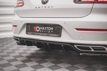 Maxton Rear Valance Volkswagen Arteon R-Line Facelift - Gloss Black