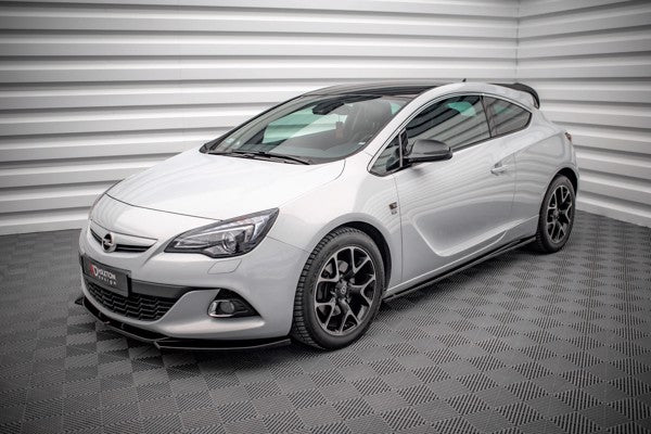 Maxton Side Skirts Diffusers Opel Astra Gtc Opc-Line J - Gloss Black