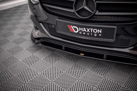Maxton Front Splitter Mercedes-Benz B W246 Facelift - Gloss Black